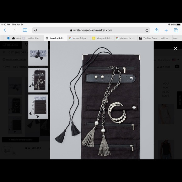 WHBM jewelry roll…so perfect! - Picture 3 of 4